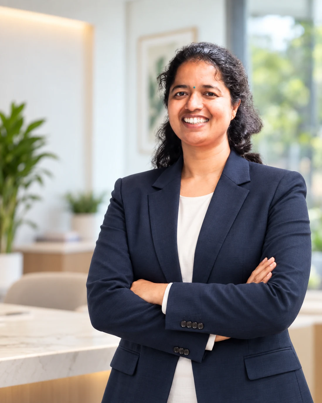 Dr. Preesha P., Co-founder of Ayurved Bharati