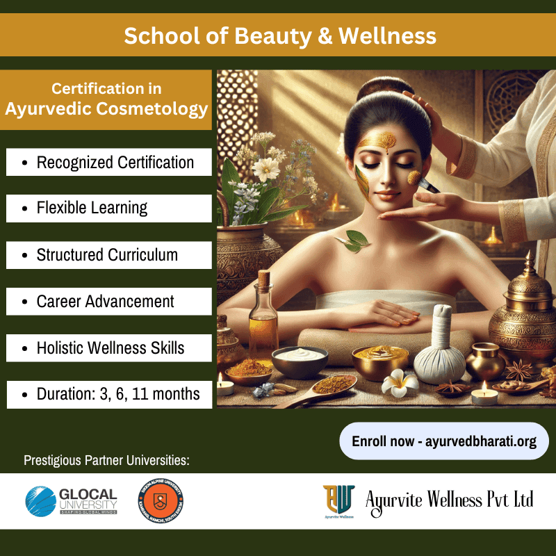 certificate in Ayurvedic Cosmetology