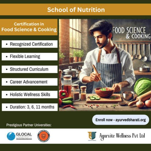 certificate in Food Science & Cooking