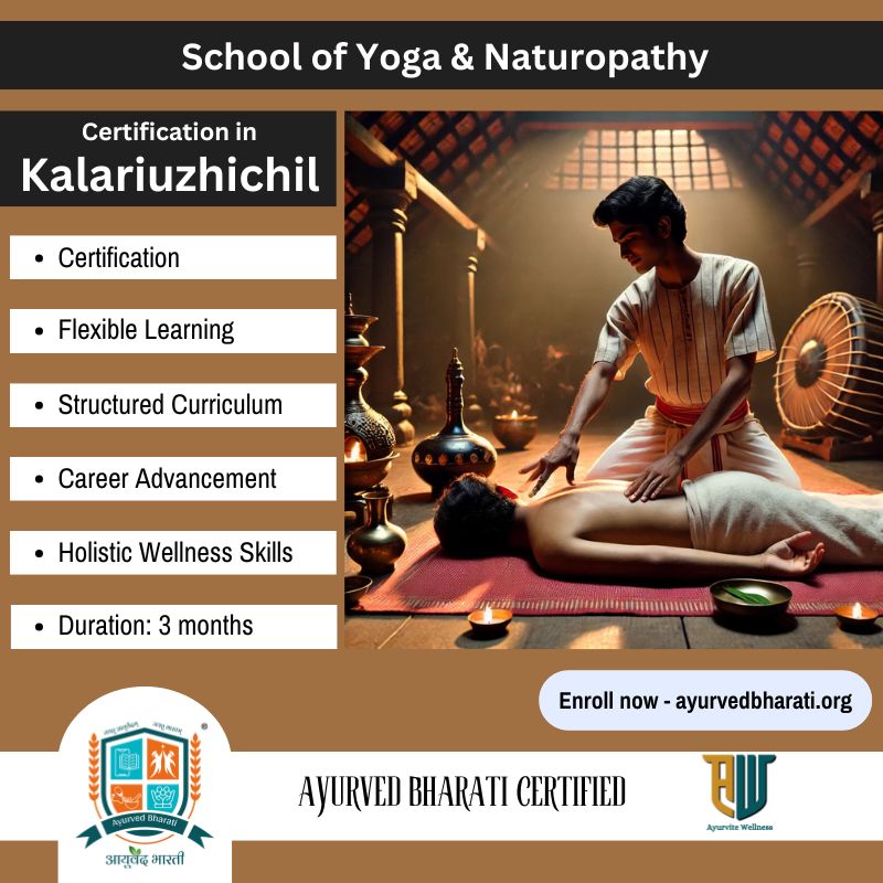 Certificate in Kalari Uzhichil (Kalari Massage)