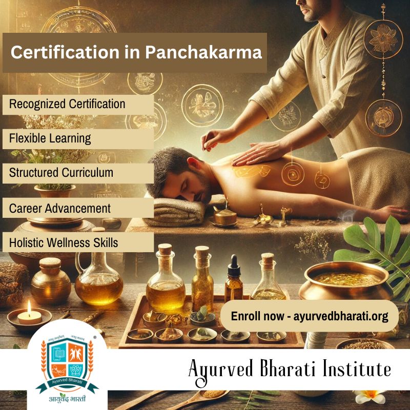certificate in panchakarma new