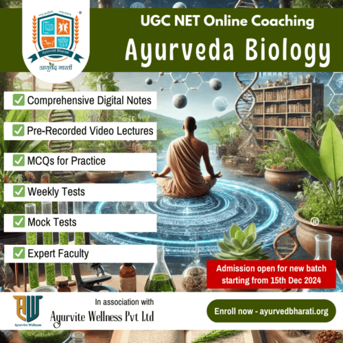 ugc net Ayurveda Biology coaching