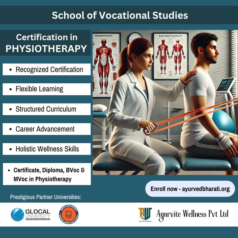 Certificate in Physiotherapy Vocational