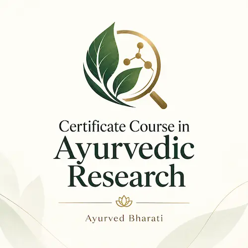 certificate course in ayurvedic research